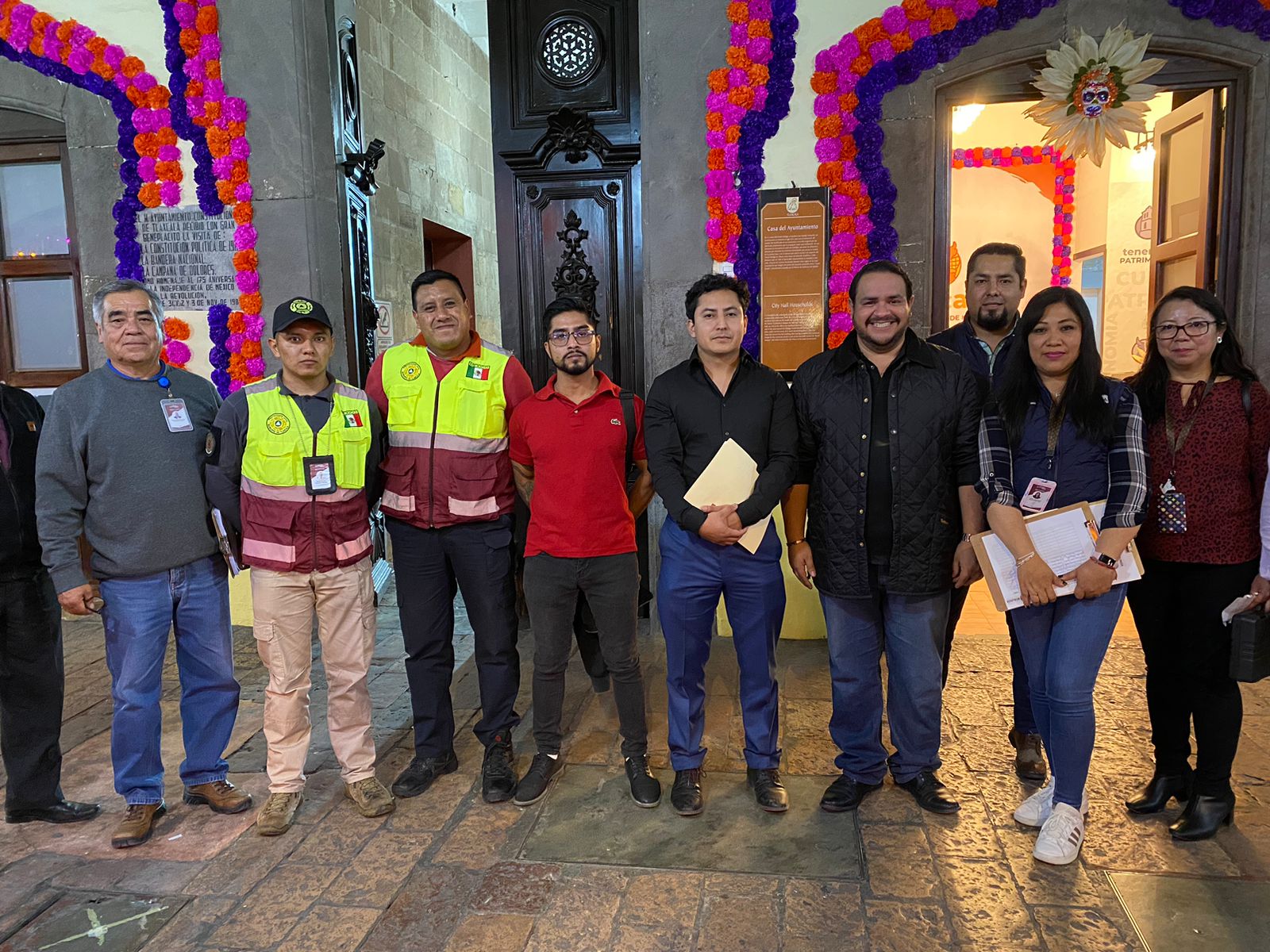 Gobierno municipal de Tlaxcala realiza operativo de regularización de establecimientos en el Centro Histórico